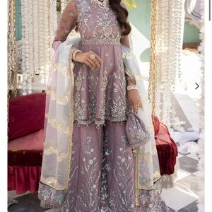 Embellished Lavender Traditional Outfit